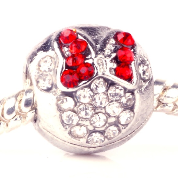 Minnie Mouse Charm Silver - Picture 1 of 1